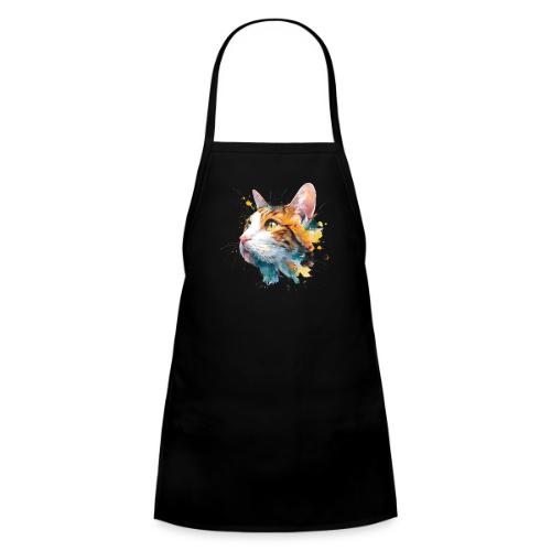 Cat: Feline Ink Burst - Kids' Apron