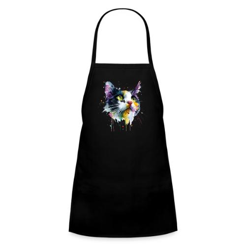 Cat: Painted Purr Expression - Kids' Apron