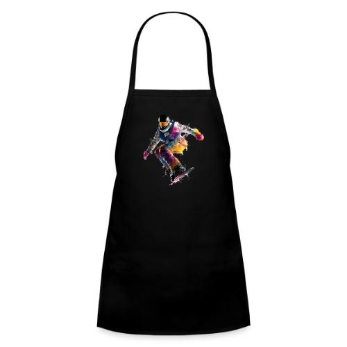 Snowboarding: Frozen Palette - Kids' Apron