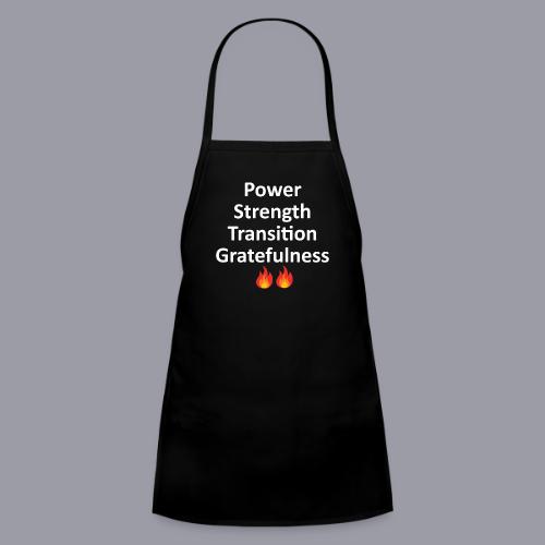 POWER STRENGTH TRANSITION GRATEFULNESS - WHITE - Kids' Apron