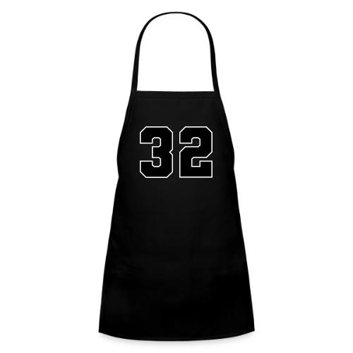 Varsity Number 32 Athletic Design - Kids' Apron