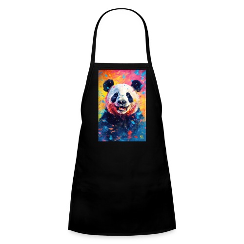 Paint Splatter Panda Bear - Kids' Apron
