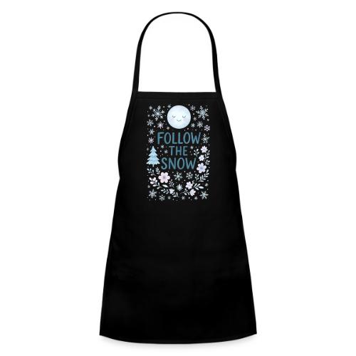Follow the Snow – Cozy Winter Watercolor - Kids' Apron