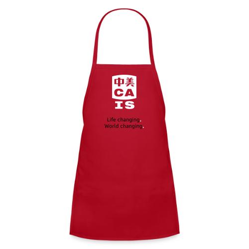 CAIS Life Changing Logo White/Black - Kids' Apron