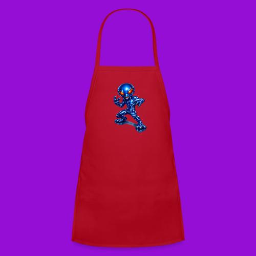 Angry Blue Alien - Kids' Apron