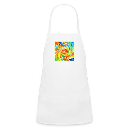 Citrus swirling Splash Design - Kids' Apron