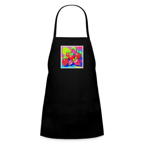 Pop Art Strawberries - Kids' Apron