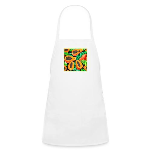 Papaya and Leaves Fresh Pattern - Kids' Apron