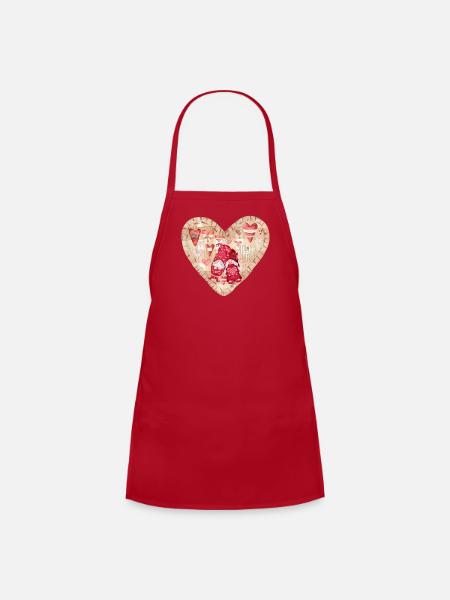 valentine gifts of love - Kids' Apron - red