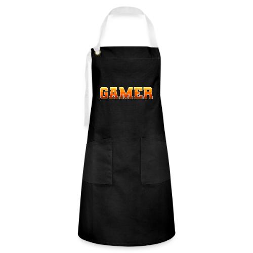 Gamer Varsity Gradient Design for Apparel - Artisan Apron