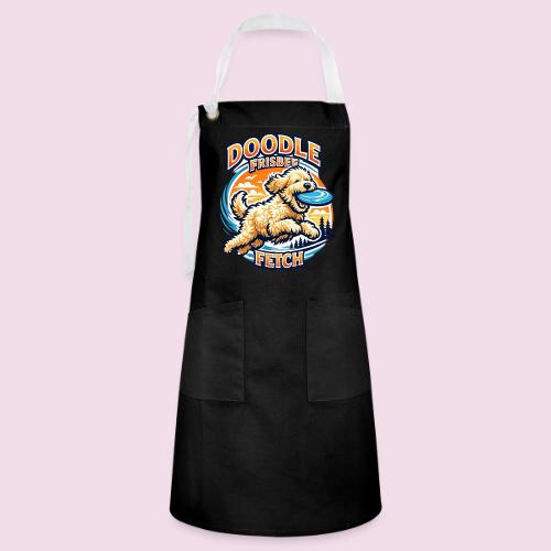 Doodle Frisbee Fetch | Goldendoodle Dog Lover - Artisan Apron