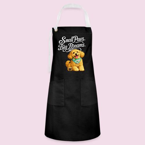 Small Paws Big Dreams Goldendoodle Puppy - Artisan Apron