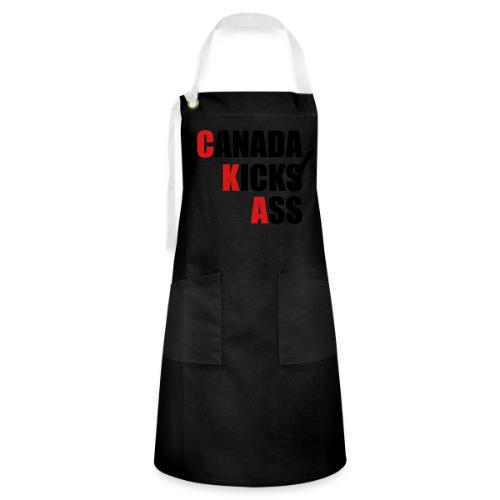 Canada Kicks Ass Vertical - Artisan Apron