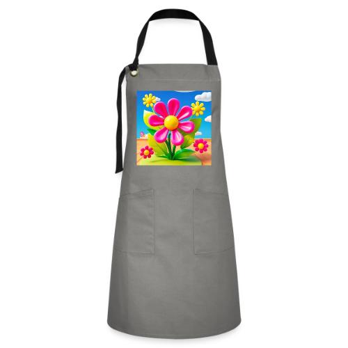 Pink Floral Peace | Sky & Nature Design - Artisan Apron