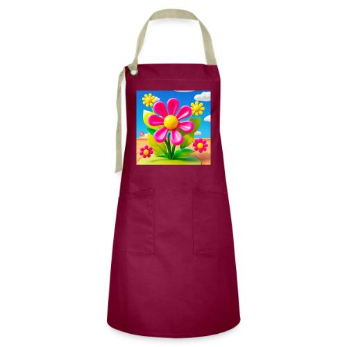 Pink Floral Peace | Sky & Nature Design - Artisan Apron