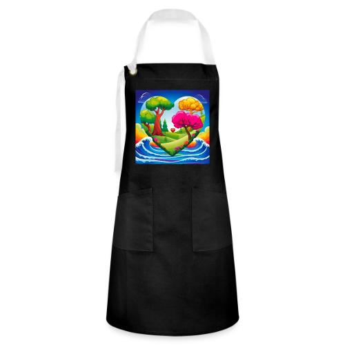 Heart, fantasy, landscapes, nature, fantasy - Artisan Apron