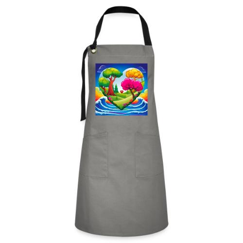 Heart, fantasy, landscapes, nature, fantasy - Artisan Apron