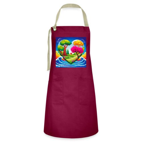 Heart, fantasy, landscapes, nature, fantasy - Artisan Apron