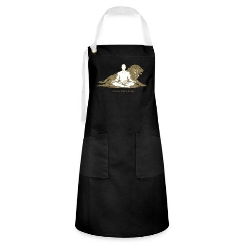 Silence Builds Kings Meditation Lion - Artisan Apron