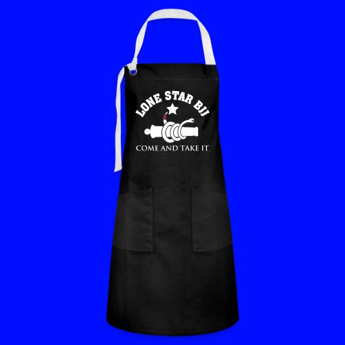 Lone Star BJJ - Come and Take It - White and Red - Artisan Apron