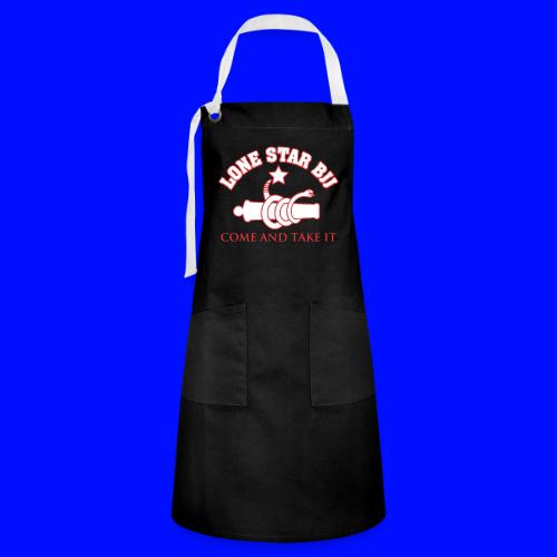 LONE STAR BRAZILIAN JIU-JITSU - Red and white - Artisan Apron