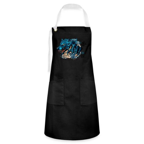 Blue Wolf Graffiti Street Art - Artisan Apron