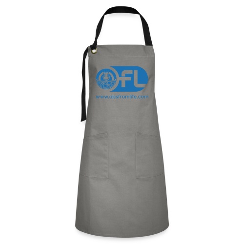 Observations from Life Logo with Web Address - Artisan Apron