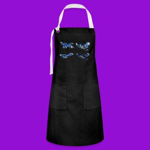 Silver Blue Jay Flight Stages - Artisan Apron
