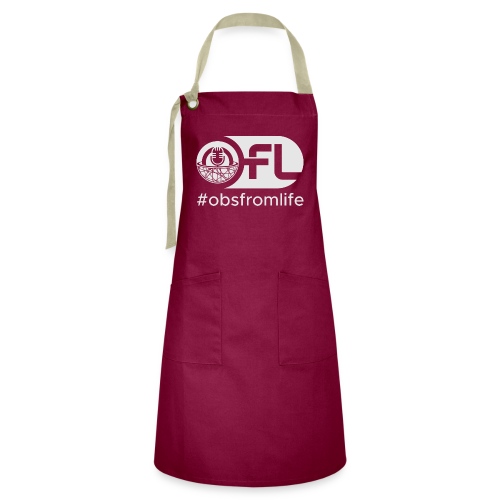 Observations from Life Logo with Hashtag - Artisan Apron