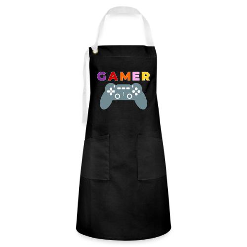 Colorful Gamer Controller Graphic - Artisan Apron