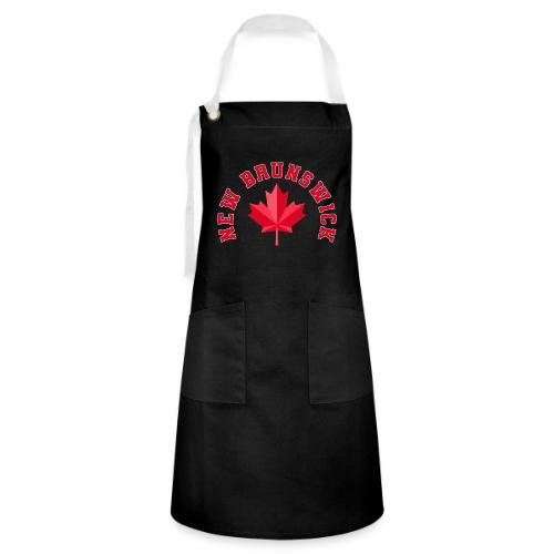 New Brunswick with maple leaf - Artisan Apron