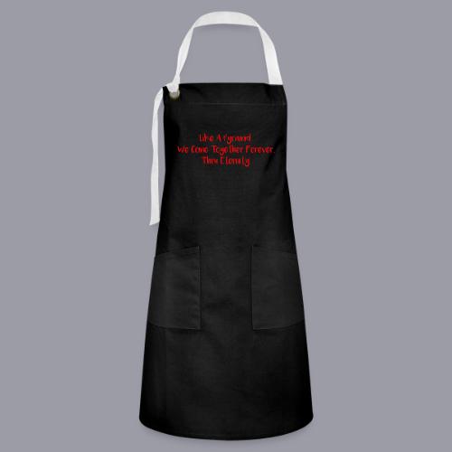 TOGETHER FOREVER (ORANGE PRINT) - Artisan Apron