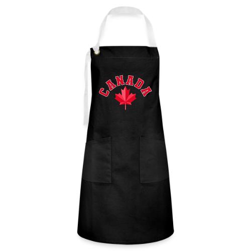 Canada with maple leaf - Artisan Apron