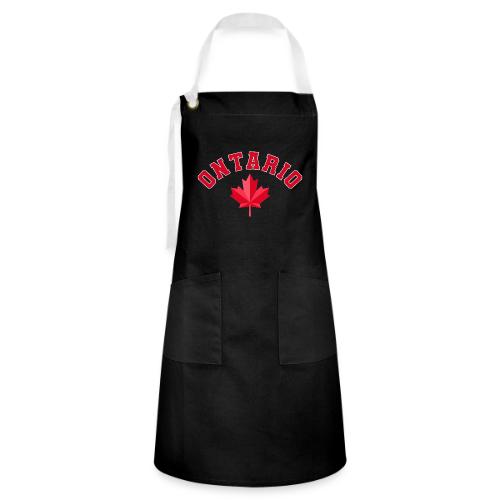 Ontario with maple leaf - Artisan Apron