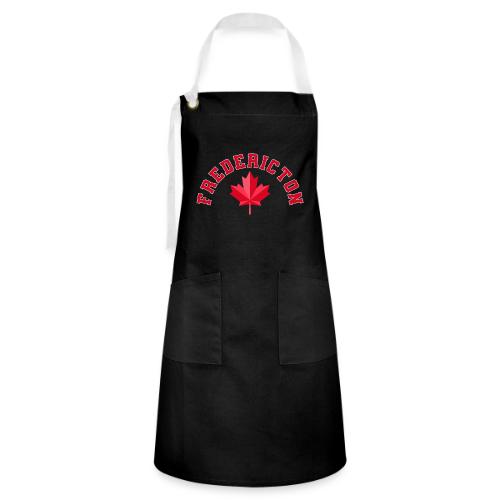 Fredericton with maple leaf - Artisan Apron
