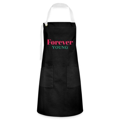 Forever Young Typography Design - Artisan Apron