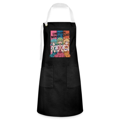 Emotional Damage Squad – Funny Anime Schoolgirl - Artisan Apron