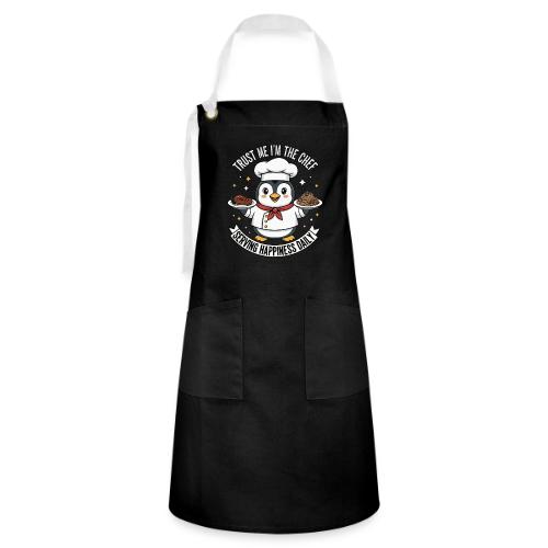 cute Penguin Chef-Funny Cartoon Daily Happiness - Artisan Apron