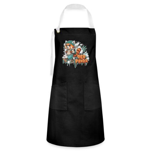 Red Panda Street Graffiti Vibes - Artisan Apron