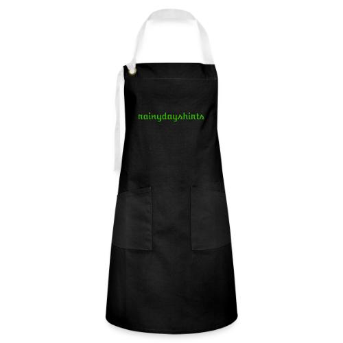 rainydayshirts text logo - Artisan Apron