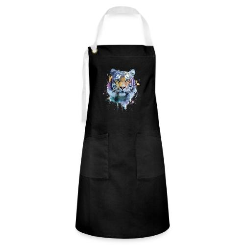 Splash-Art Tiger Face - Artisan Apron