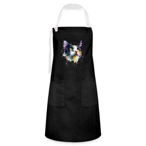 Cat: Painted Purr Expression - Artisan Apron