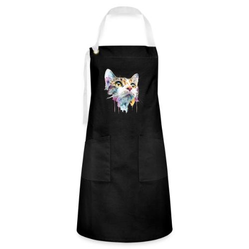 Chromatic Cat Splash - Artisan Apron
