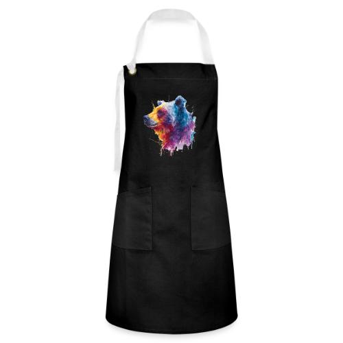 Watercolor Bear Portrait - Artisan Apron