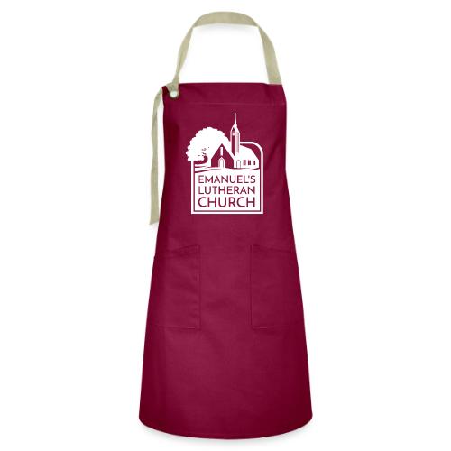 Single Vertical white2 - Artisan Apron