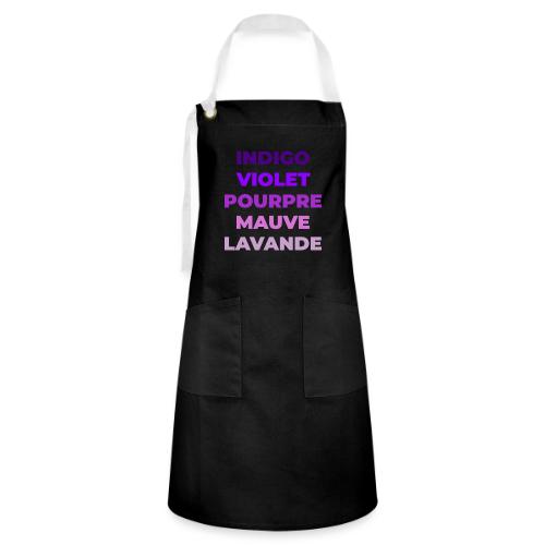 Shades of purple - Artisan Apron