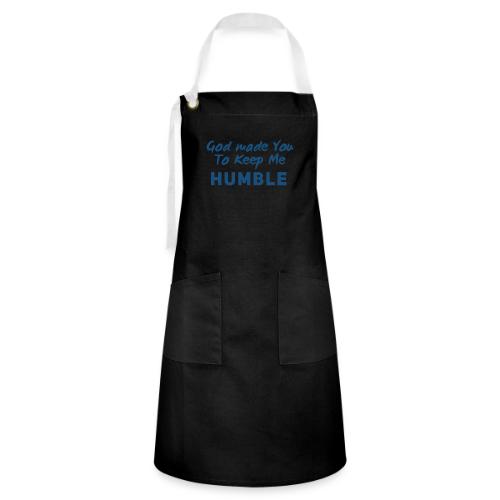 Christian Humility (blue) - Artisan Apron