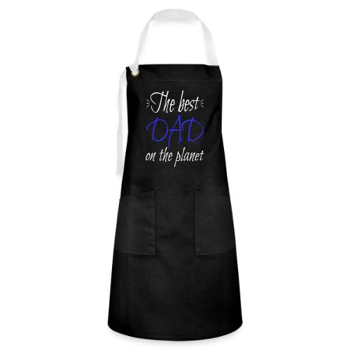The Best Dad on the Planet - Modern Aesthetic Gift - Artisan Apron