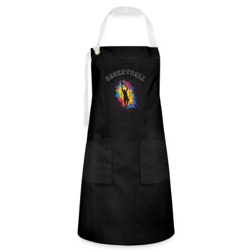 Basketball Slam Dunk Splash Design - Artisan Apron