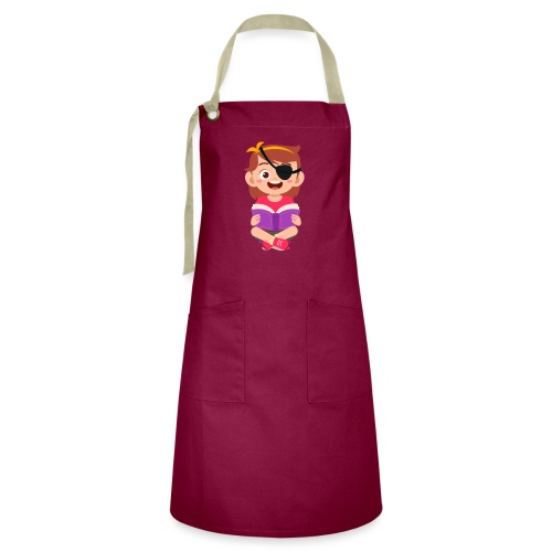 Little girl with eye patch - Artisan Apron